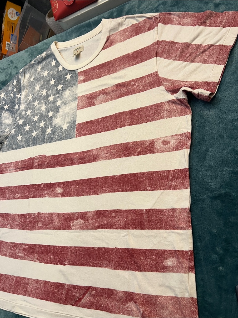 Ralph Lauren Denim & Supply Tee USA flag style , good condition 👍 - Picture 2 of 8